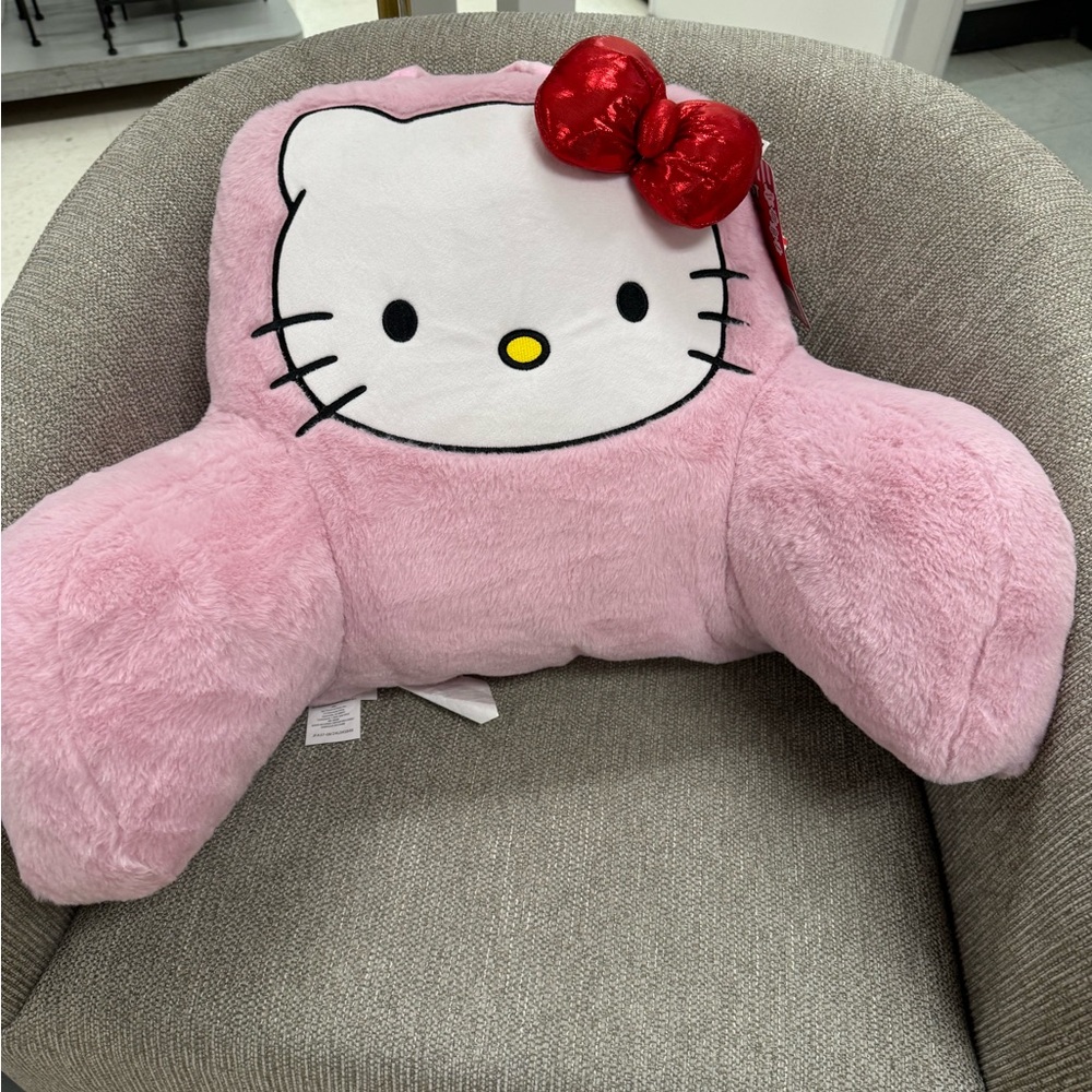 hello kitty reading pillow